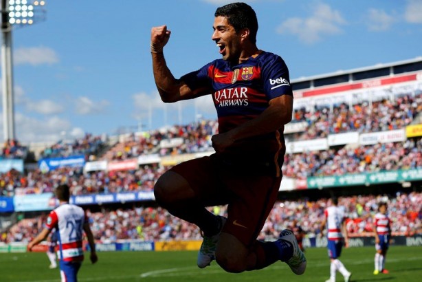 Suárez ainda terminou como artilheiro da competição com 40 gols Foto: Marcelo Del Pozo/Reuters