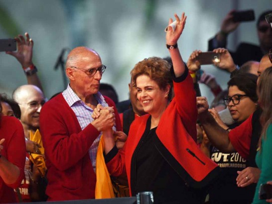 Dilma voltou a atacar o processo de impeachment - Foto: G1